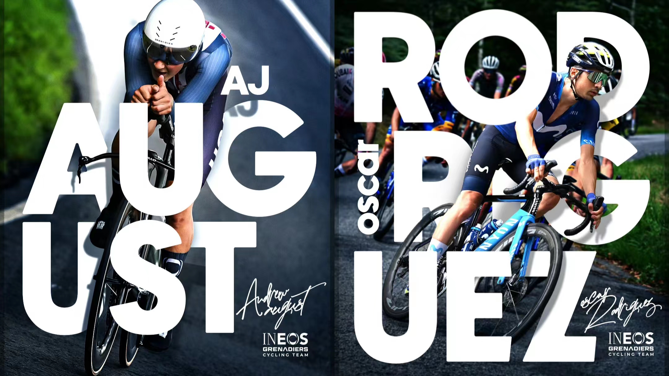 Team Ineos, veteranen en rookies gaan samen een glorieuze toekomst tegemoet